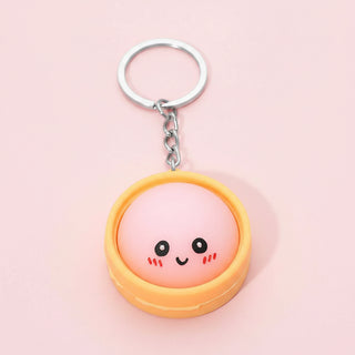 Kawaii Bao Bun Dumpling Steamer Keychain