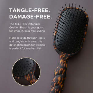 Detangler Hair Brush for Medium Hair - Tortoise