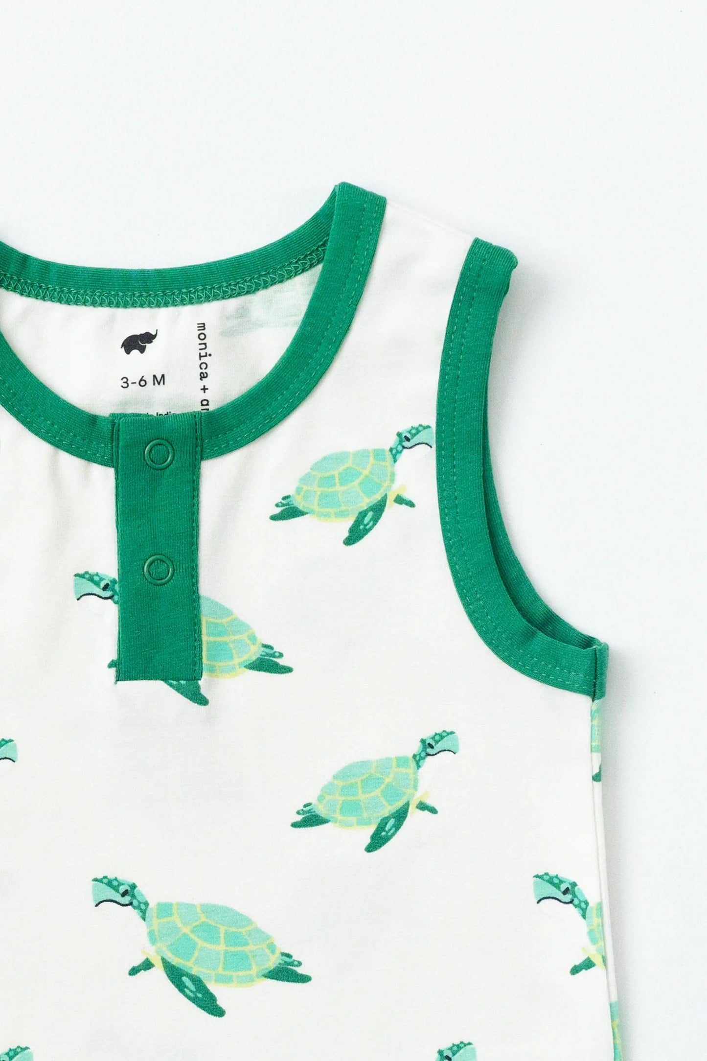 Made for Beach Days Baby Henley Tank Bodysuit + Summer Short Set