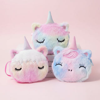 Adorable Plush Unicorn Crossbody Bag for Kids