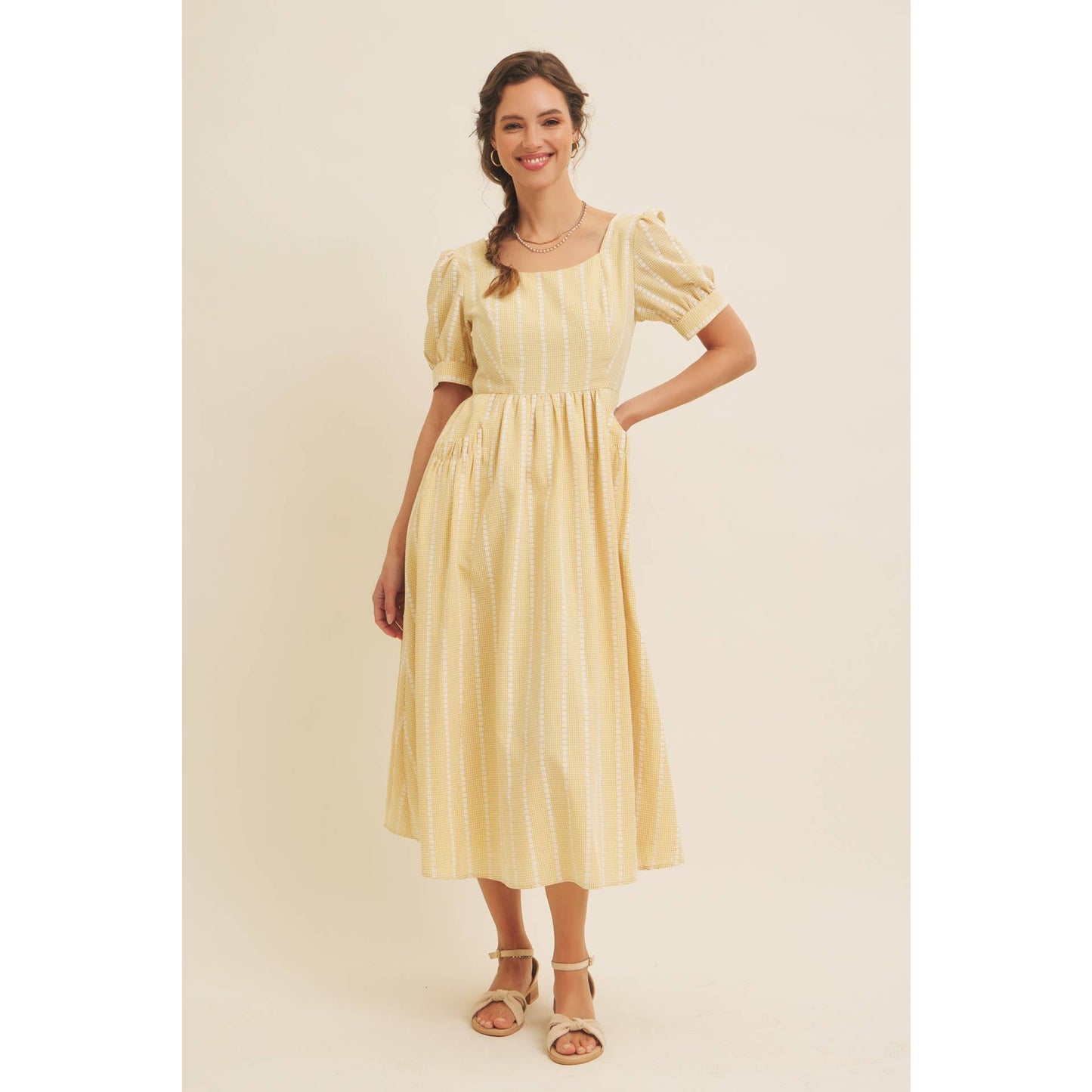 Sunbeam Gingham Dress