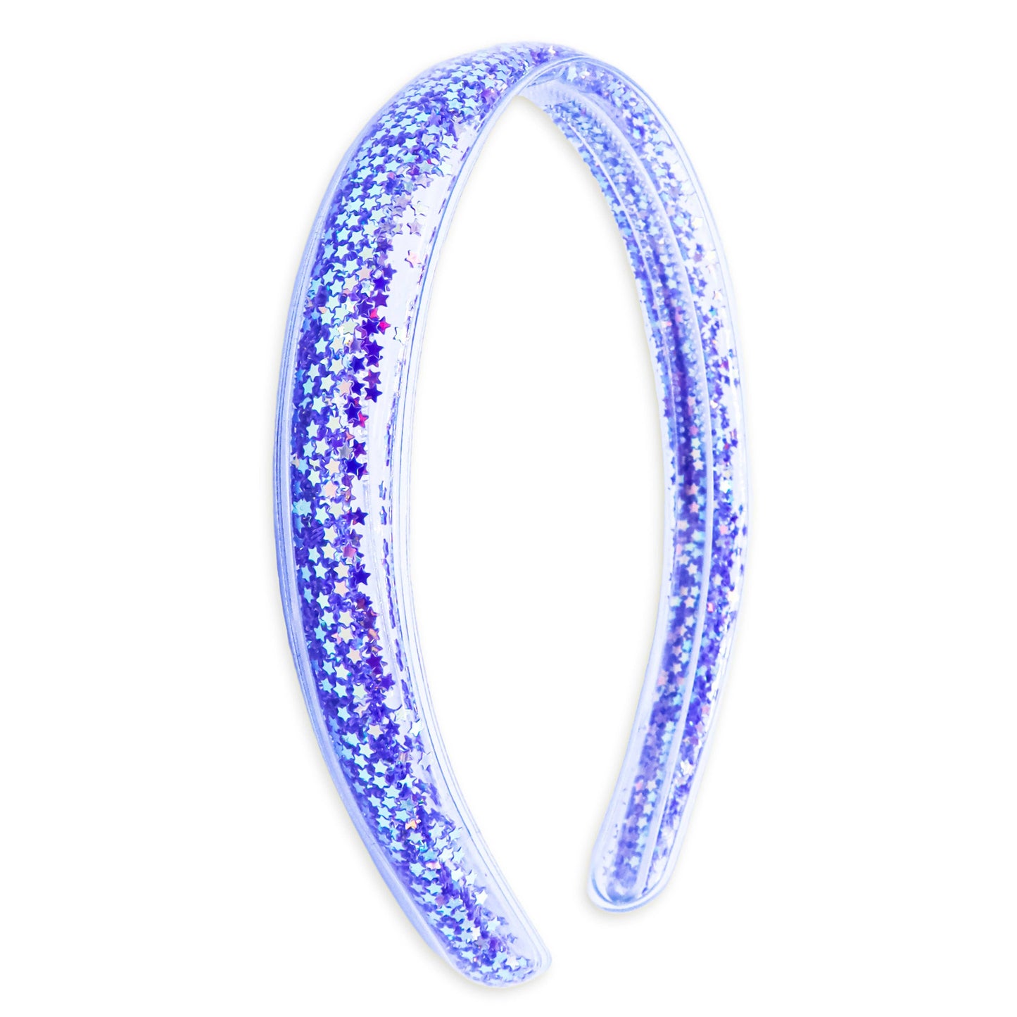 Shaker Glitter Headband with Teeth