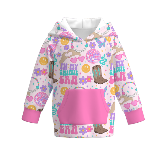 Taylor Swift Print Hooded Sweatshirt for Girls