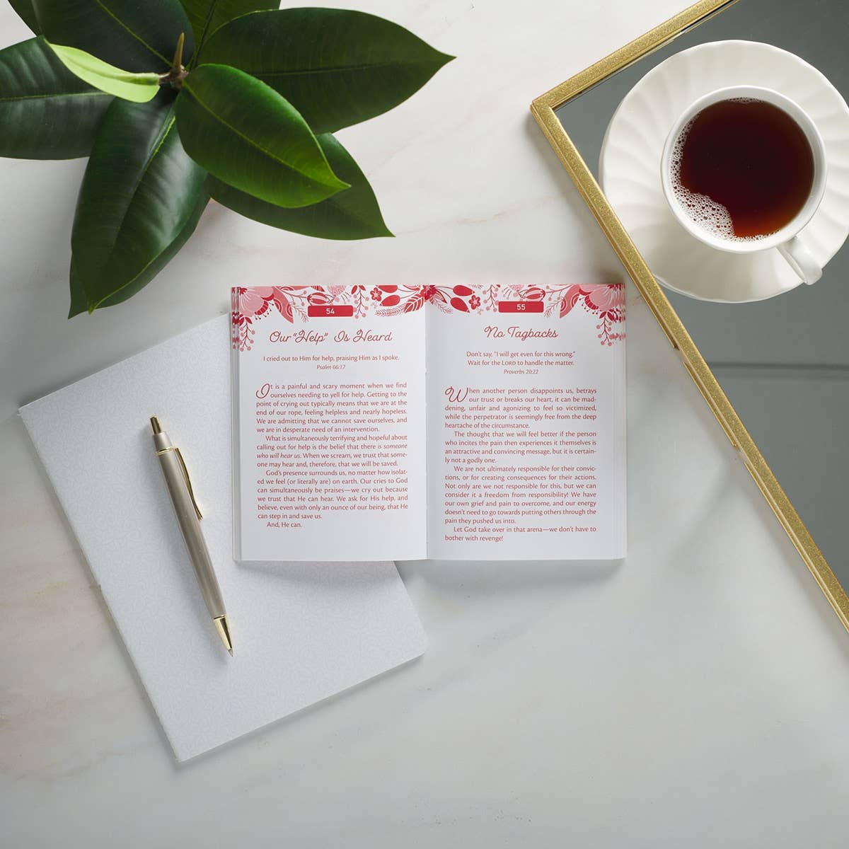 Mini One-Minute Devotions for Young Women – Floral Softcover Devotional