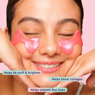 Pretty in Pink Coquette Bow-Shaped Undereye Patches | 8 Pairs