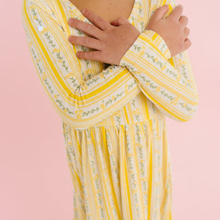 Sunny Meadow Stripe Bamboo Dress