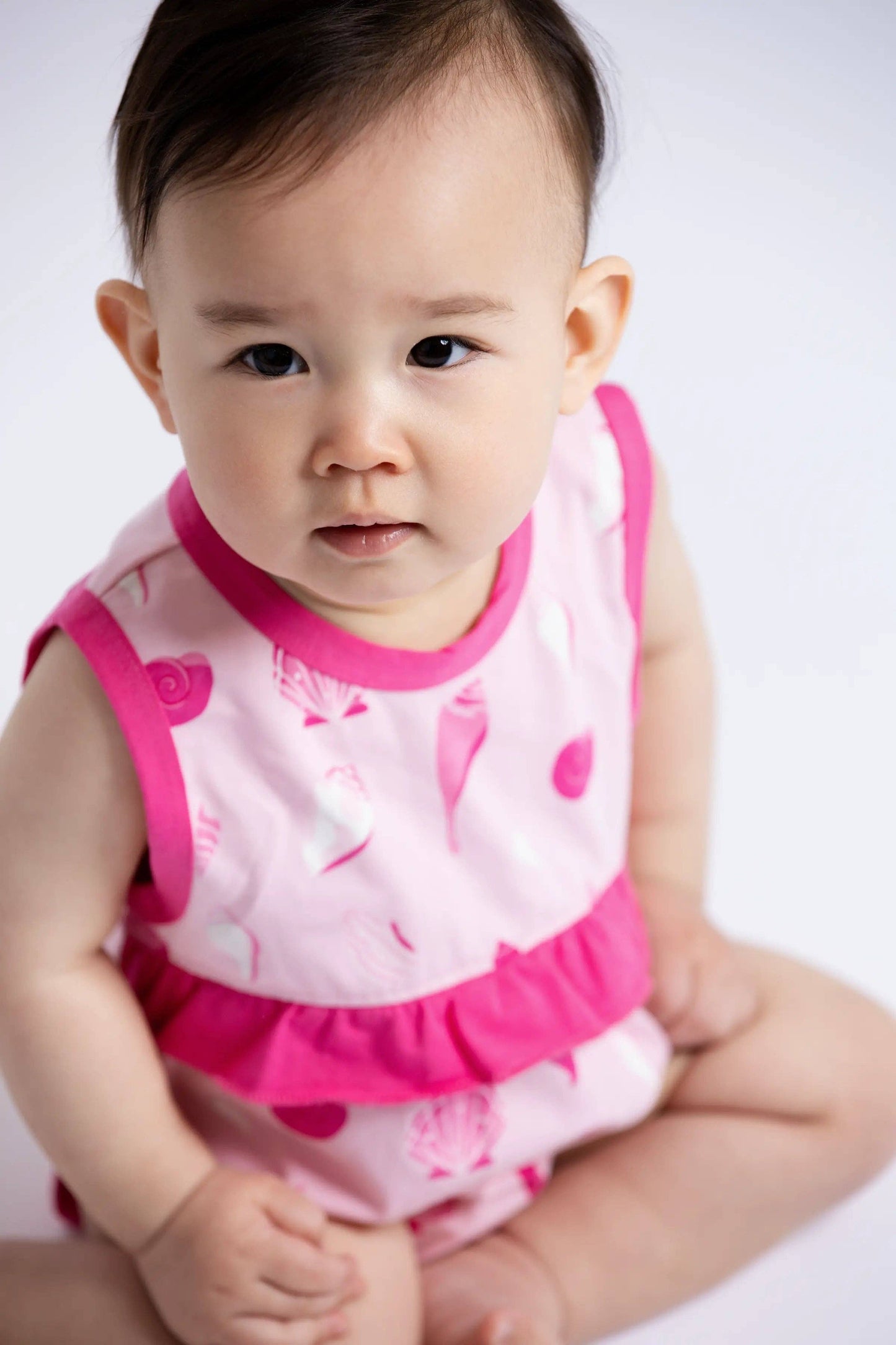 Cousins Cutie Baby Sleeveless Bubble Bodysuit