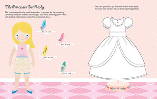 Princesses: Dress-Up Sticker Book by
