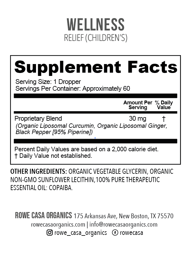 Relief | Children's (no Willow Bark)