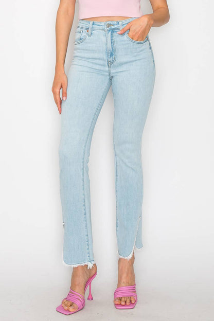 Western High Rise Boot Cut Jeans