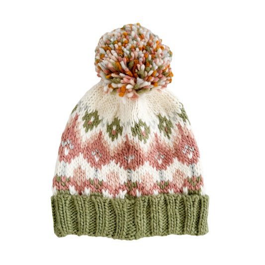 Fairisle Knit Hat, Pastel | Baby & Kids Accessory