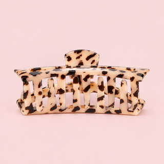 Open Blonde Tortoise Large Hair Clip
