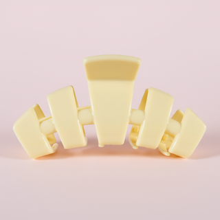 Classic Hair Clip | Large | Butter Yellow