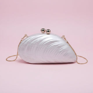 Robyn Pearlescent Shell Evening Bag