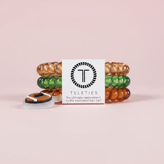 Spiral Hair Coils | Small | Football Hair Ties