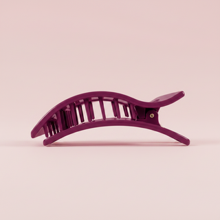 TELETIES Mulberry Large Flat Rectangle Hair Clip