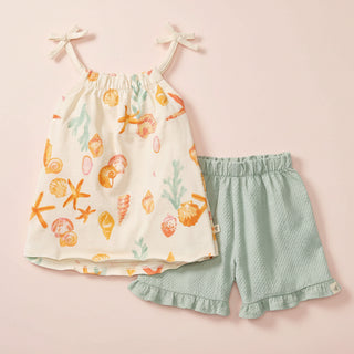 Starfish & Shells Girl Tank & Shorts Set
