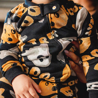 Boo! Organic Cotton Halloween Sleep & Play Footed Pajamas