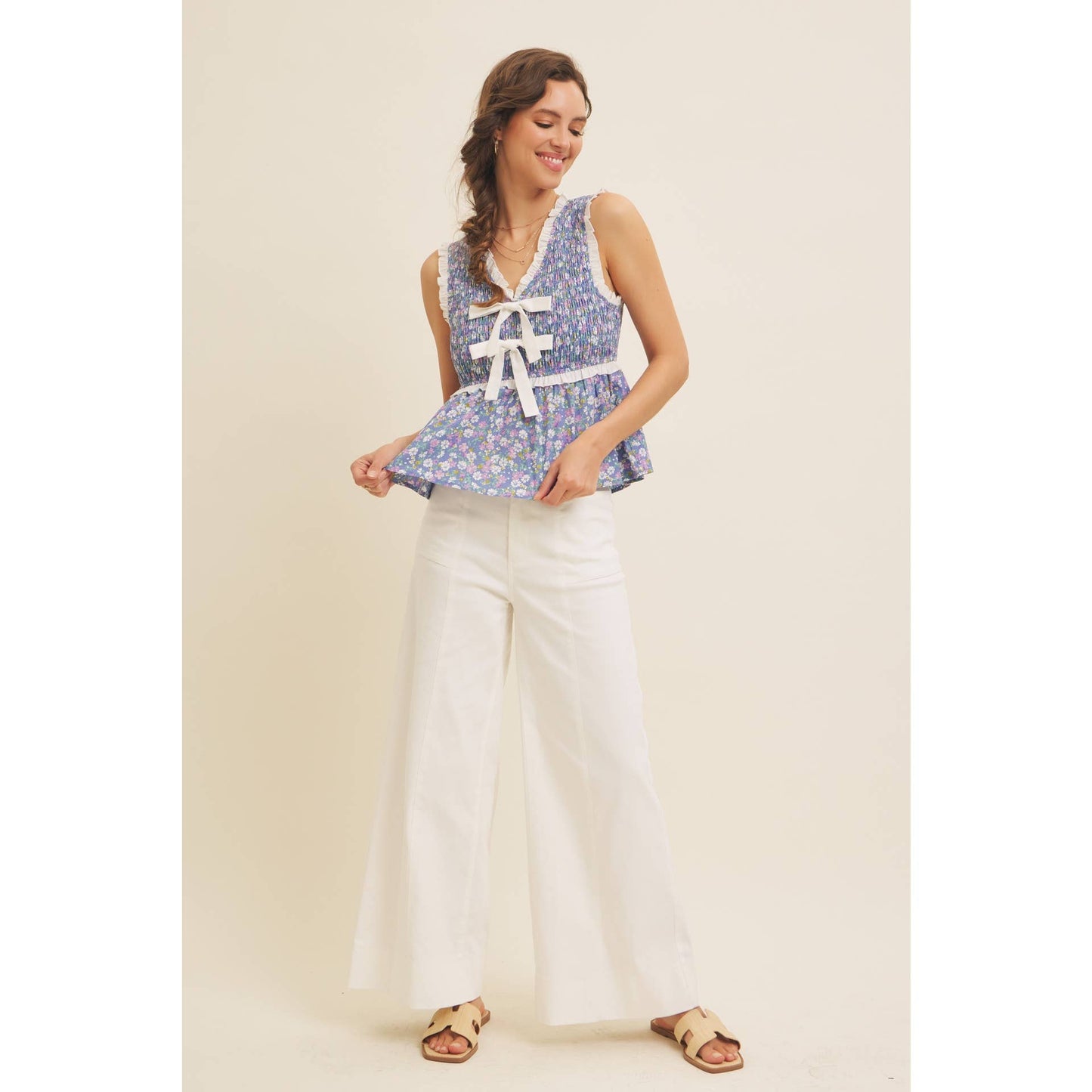 Garden Party Smocked Top