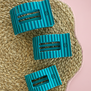 Splash Zone | Large | Flat Rectangle Hair Clip