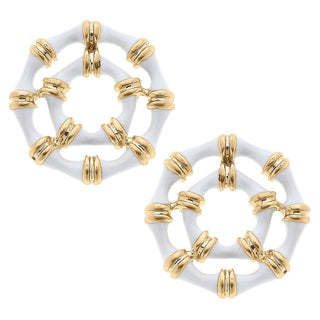 Lilly Bamboo Stud Earrings