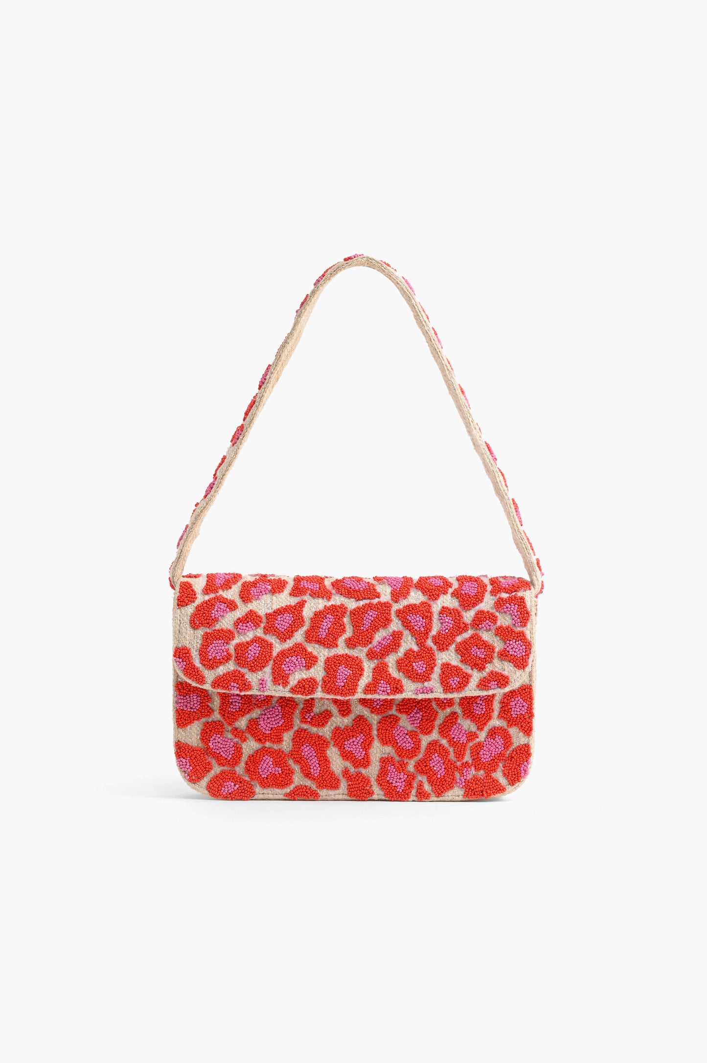 Pink Leopard Shoulder Bag