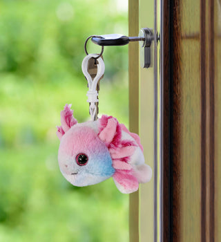 Big-Eye Axolotl Plush Keychain