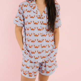 Crabby Women's Bamboo Short Set