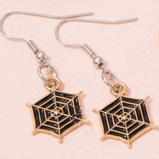 Enamel Halloween Dangle Earrings