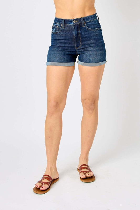 Judy Blue Cuffed Denim Shorts
