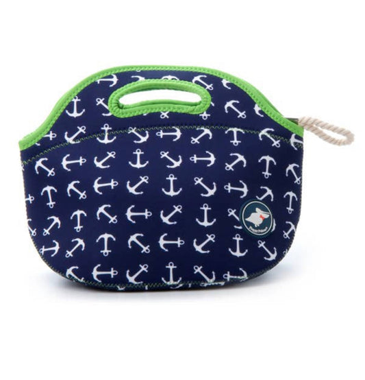 Preppy Pelican Neoprene Anchors Away Print Lunchbag