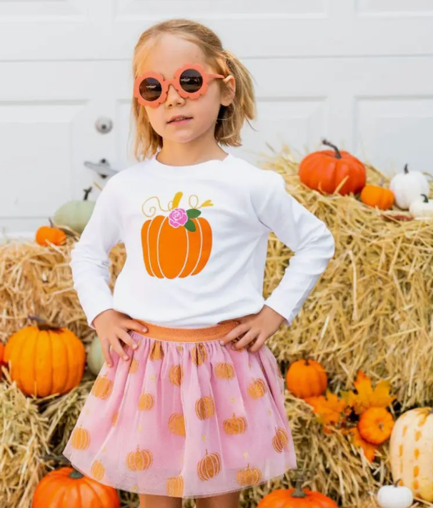 Pumpkin Rose Headband