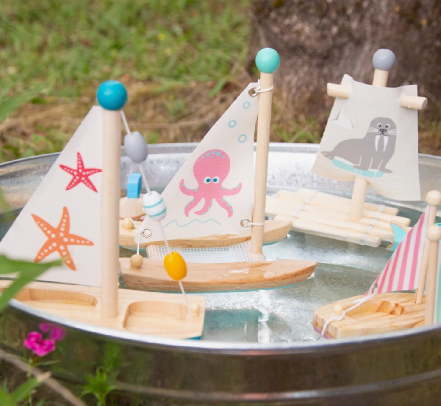 Small Foot Octopus Catamaran Water Toy